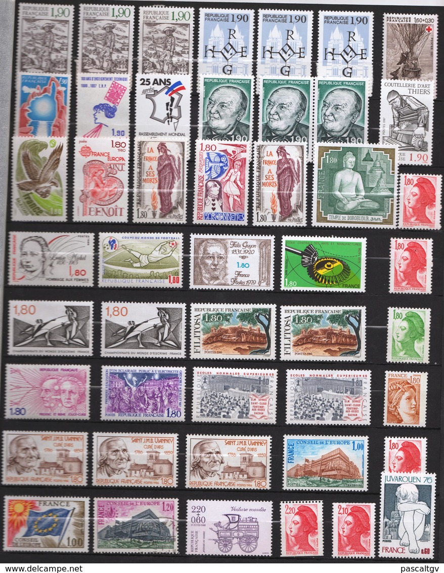 Vrac De Timbres** Pour Affranchissement. (110 Euros) - Lots & Kiloware (mixtures) - Max. 999 Stamps