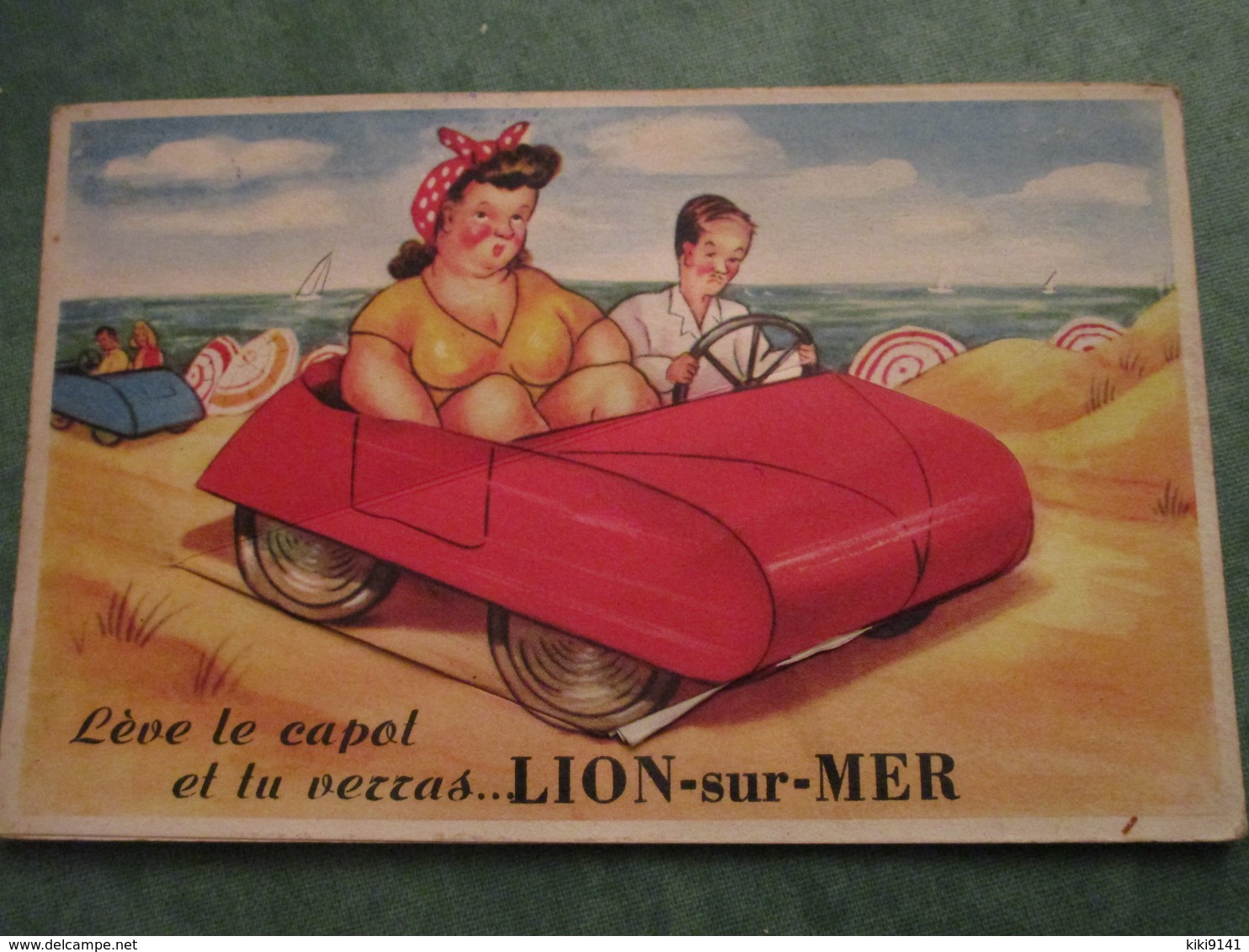 Lève Le Capot Et Tu Verras.....LION-sur-MER (Carte à Système) - Autres & Non Classés