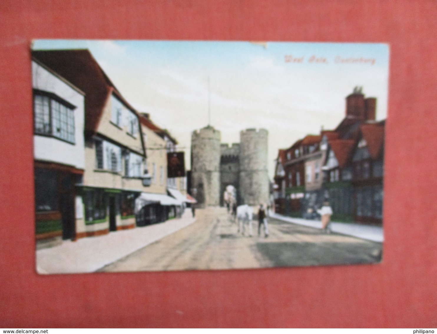 United Kingdom > England > Kent > Canterbury West Gate  Has Stamp & Cancel    Ref 3102 - Canterbury