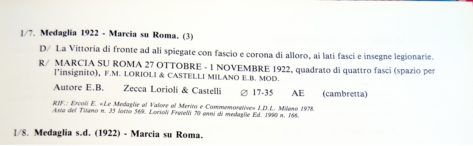 Lotto fascista Squadrista con medaglia completa di scatola e fascia per MARCIA SU ROMA - con EXPERTISE (REGNO D'ITALIA)