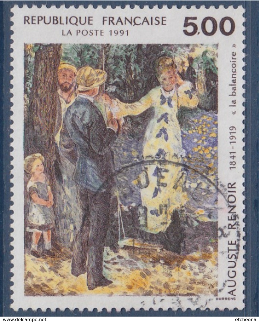 = Série Artistique: La Balançoire D'Auguste Renoir N°2692 Oblitéré - Gebraucht