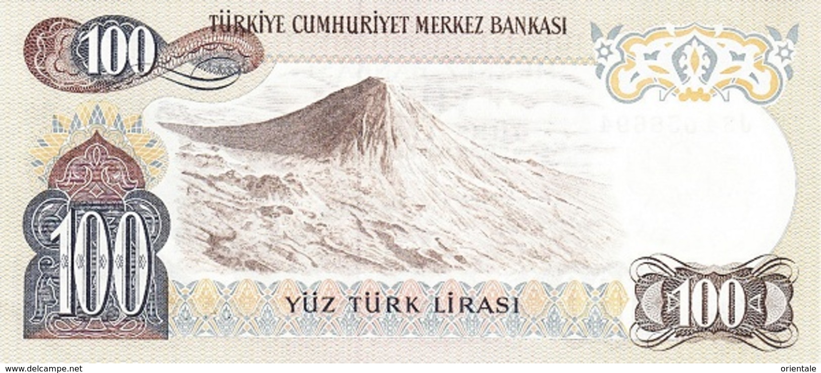 TURKEY P. 189 100 L 1980 UNC - Turquie