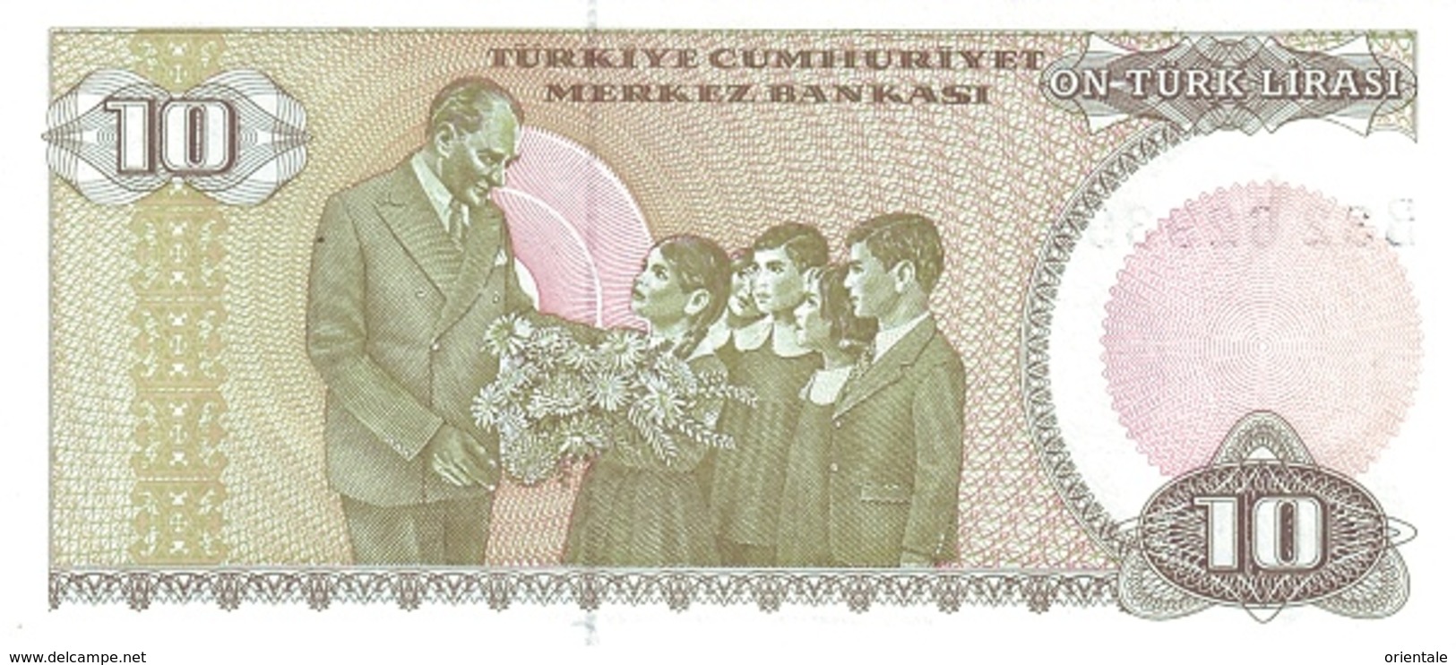 TURKEY P. 192 10 L 1970 UNC - Turquie