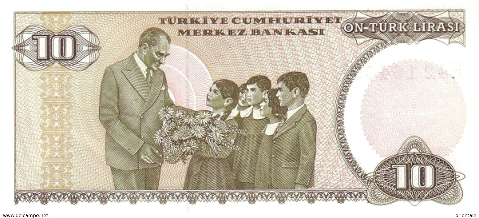 TURKEY P. 193 10 L 1970 UNC - Turquie