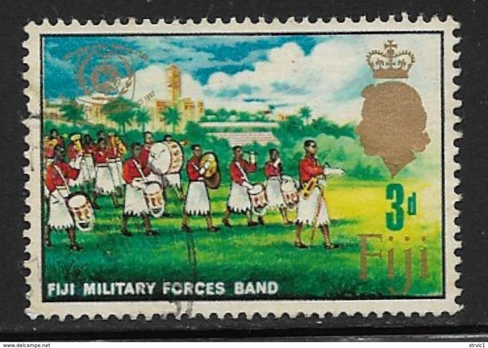 Fiji Scott # 229 Used Military Band, 1967 - Fiji (...-1970)