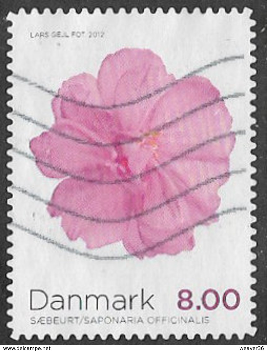 Denmark 2012 Autumn Flowers 8k Good/fine Used [39/31735/ND] - Gebruikt