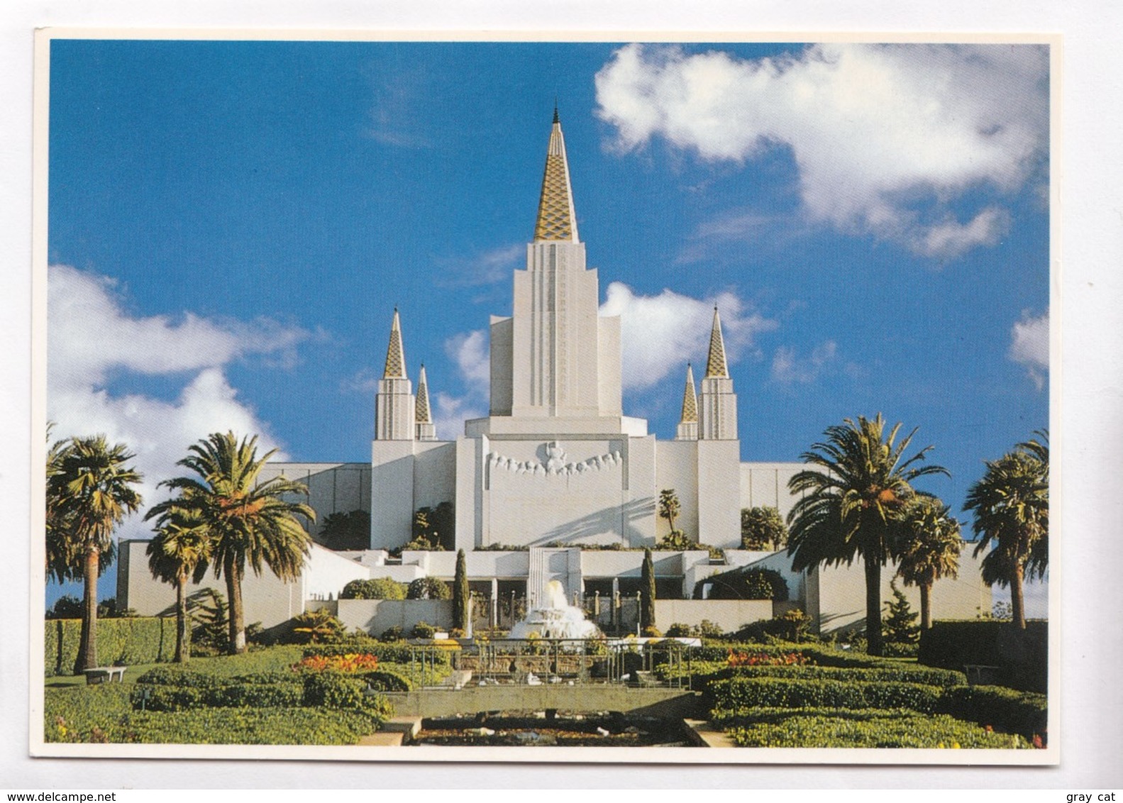 THE TEMPLE OF THE LORD, CHURCH OF JESUS CHRIST OF LATTER DAY SAINTS, OAKLAND, CALIFORNIA, Unused Postcard [22450] - Oakland