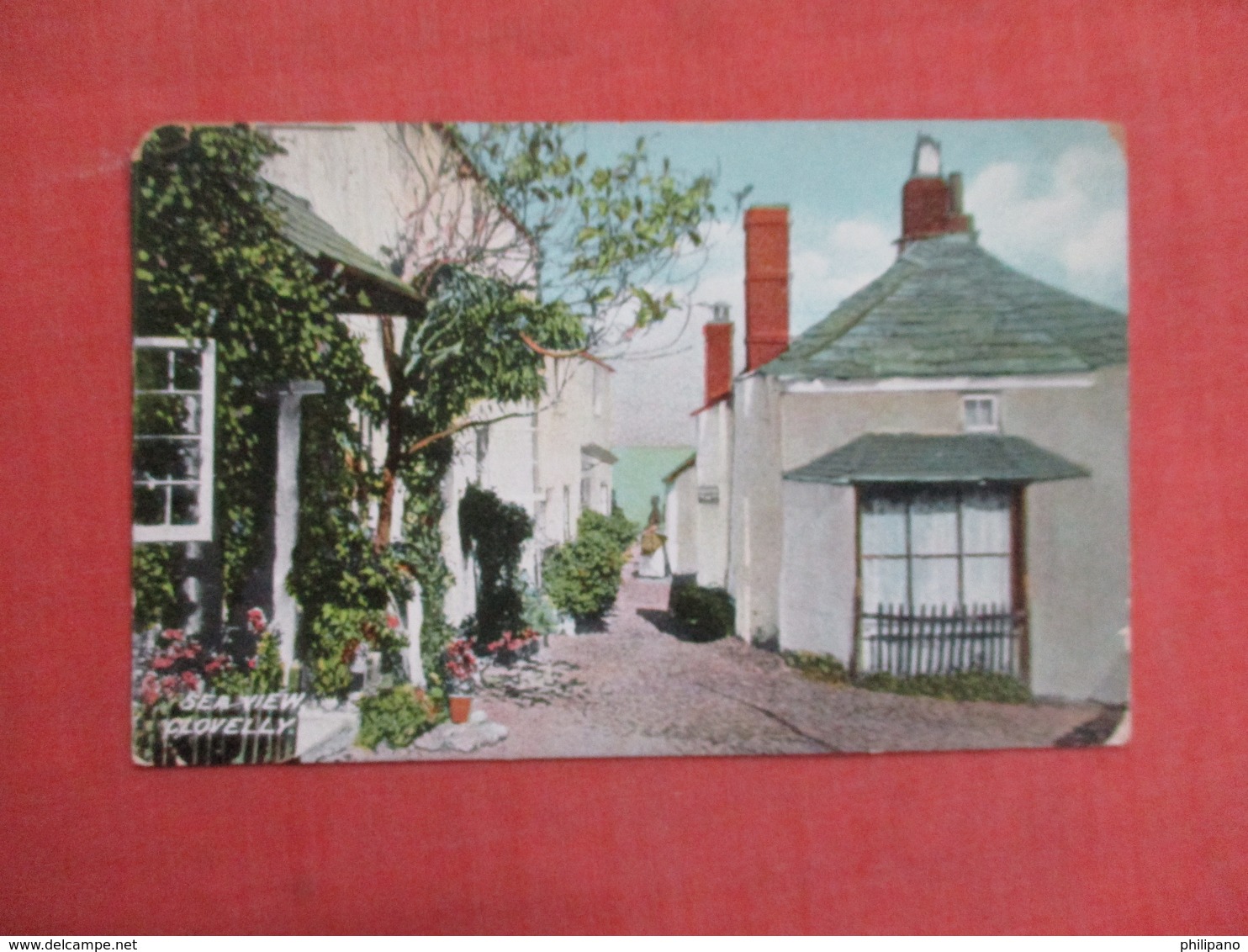 > England > Devon > Clovelly     Has Stamp & Cancel  Ref 3103 - Clovelly