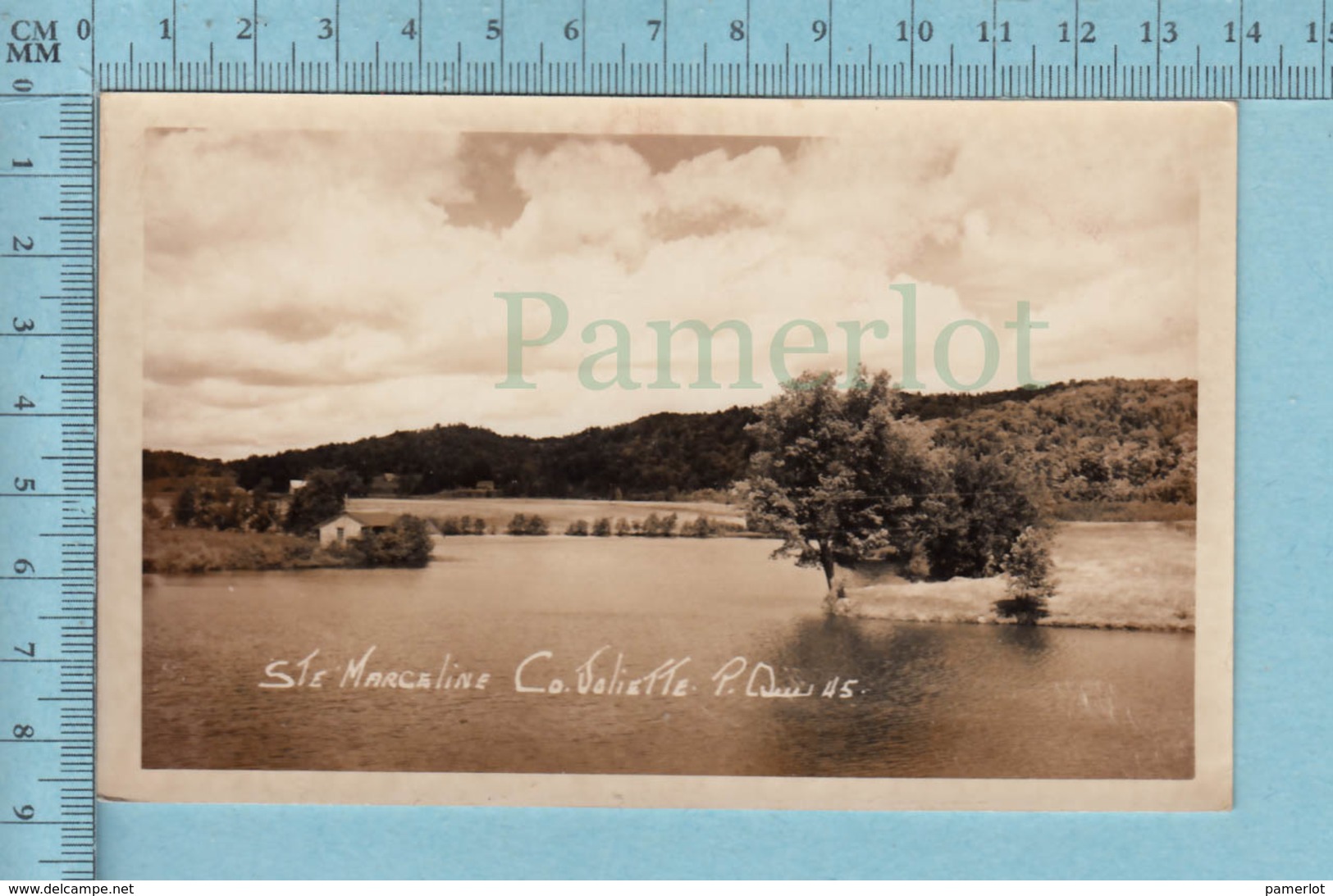 Ste Marceline Quebec - Co. Joliette, CPPSM Photo Veritable Sur Papier ANSCO 1940-60 - Autres & Non Classés