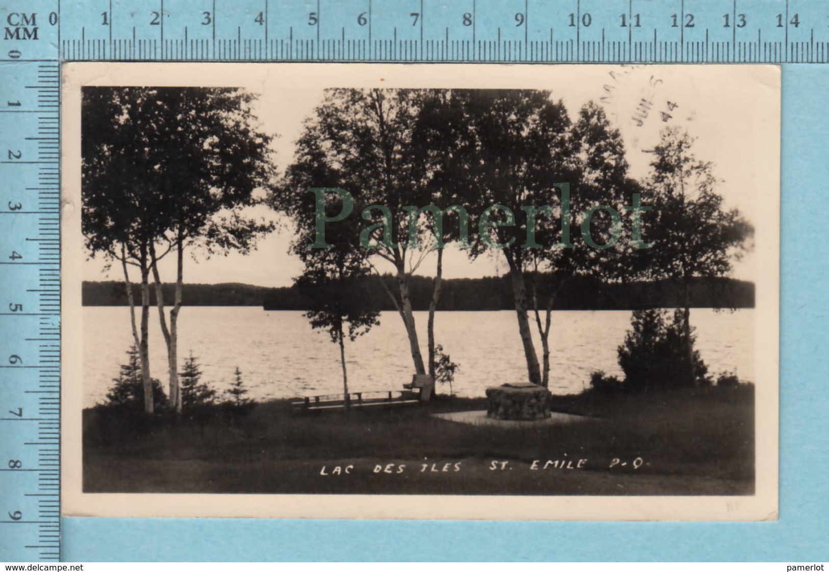 St. Émile Quebec - Lac Des Iles, RPPC , Sur Papier Velox C:1920-1940 - Autres & Non Classés
