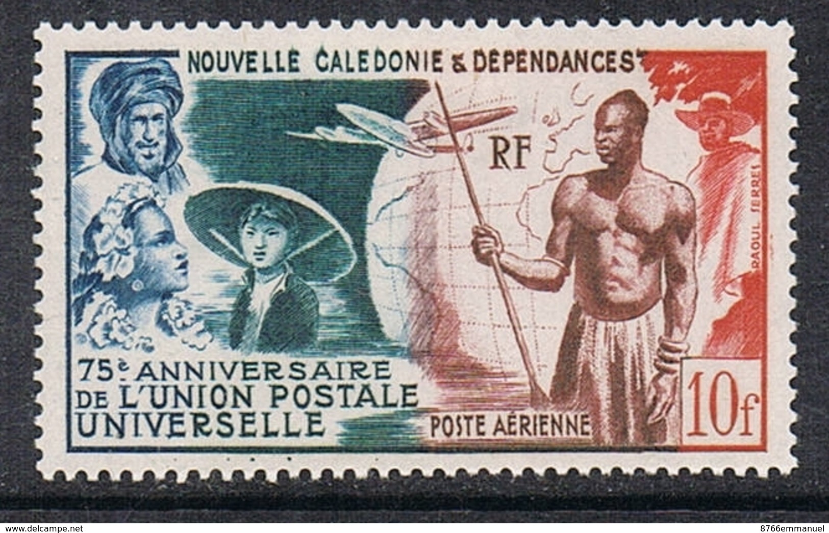 NOUVELLE-CALEDONIE POSTE AERIENNE N°64 N* - Nuovi