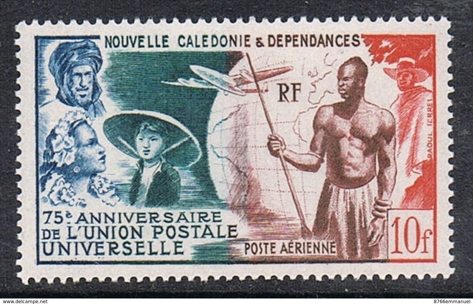 NOUVELLE-CALEDONIE POSTE AERIENNE N°64 N* - Nuevos