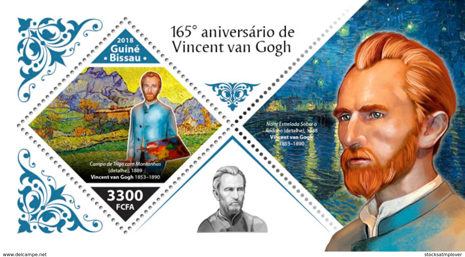 Guinea Bissau  2018   Vincent Van Gogh Paintings    S201811 - Guinea-Bissau