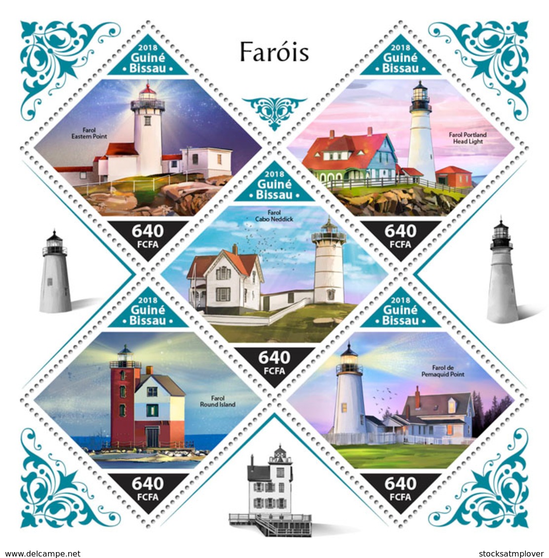 Guinea Bissau  2018  Lighthouses  S201811 - Guinea-Bissau