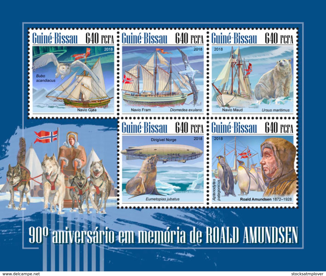 Guinea Bissau  2018   Roald Amundsen  S201811 - Guinea-Bissau