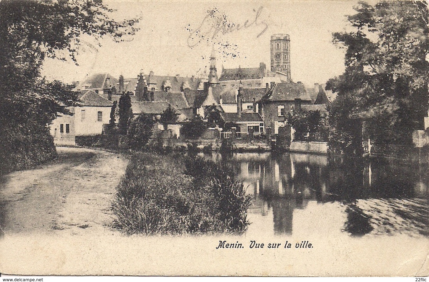 MENEN MENIN MEENEN VUE SUR LA VILLE - Menen