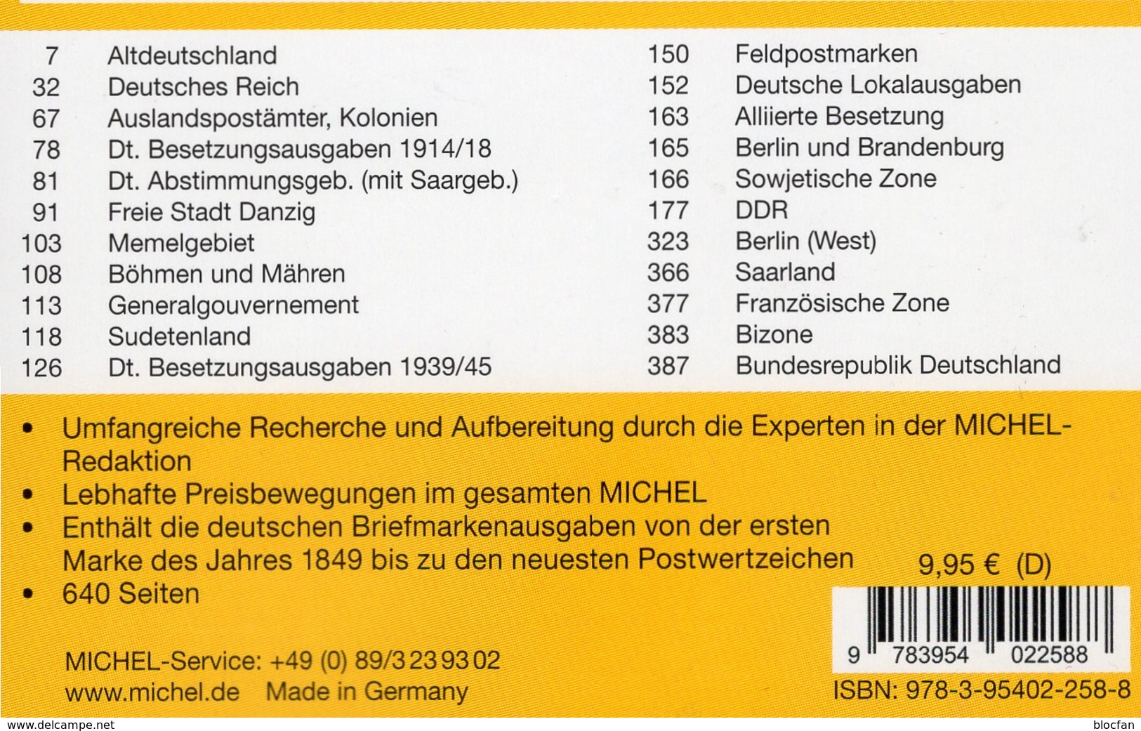 MlCHEL Stamps Catalogue Junior 2019 New 10€ Germany D DR 3.Reich Danzig Saar Berlin SBZ DDR BRD ISBN 97839540222588 - Philatélie