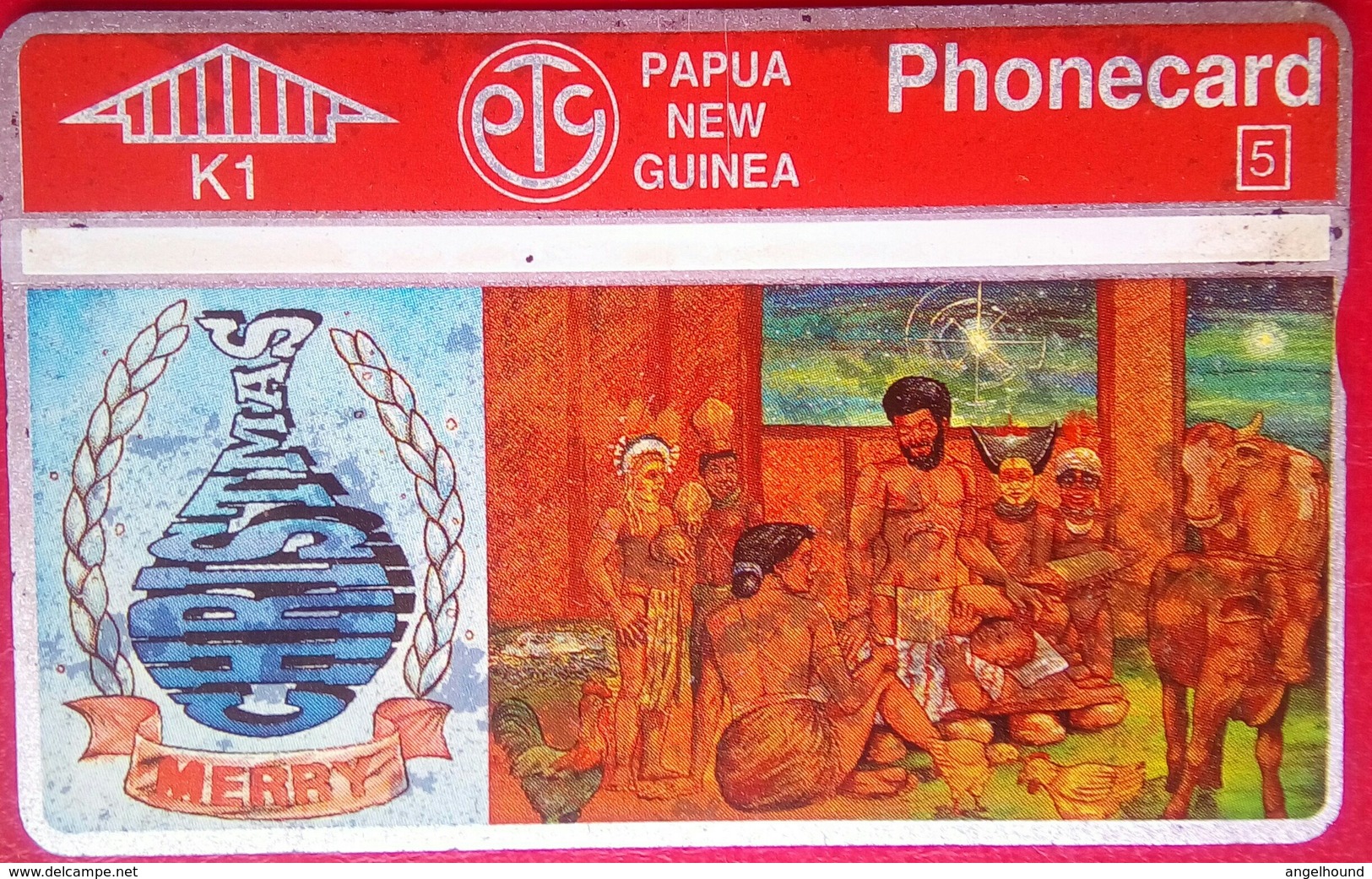 K1 Christmas ( 412A ) - Papua New Guinea