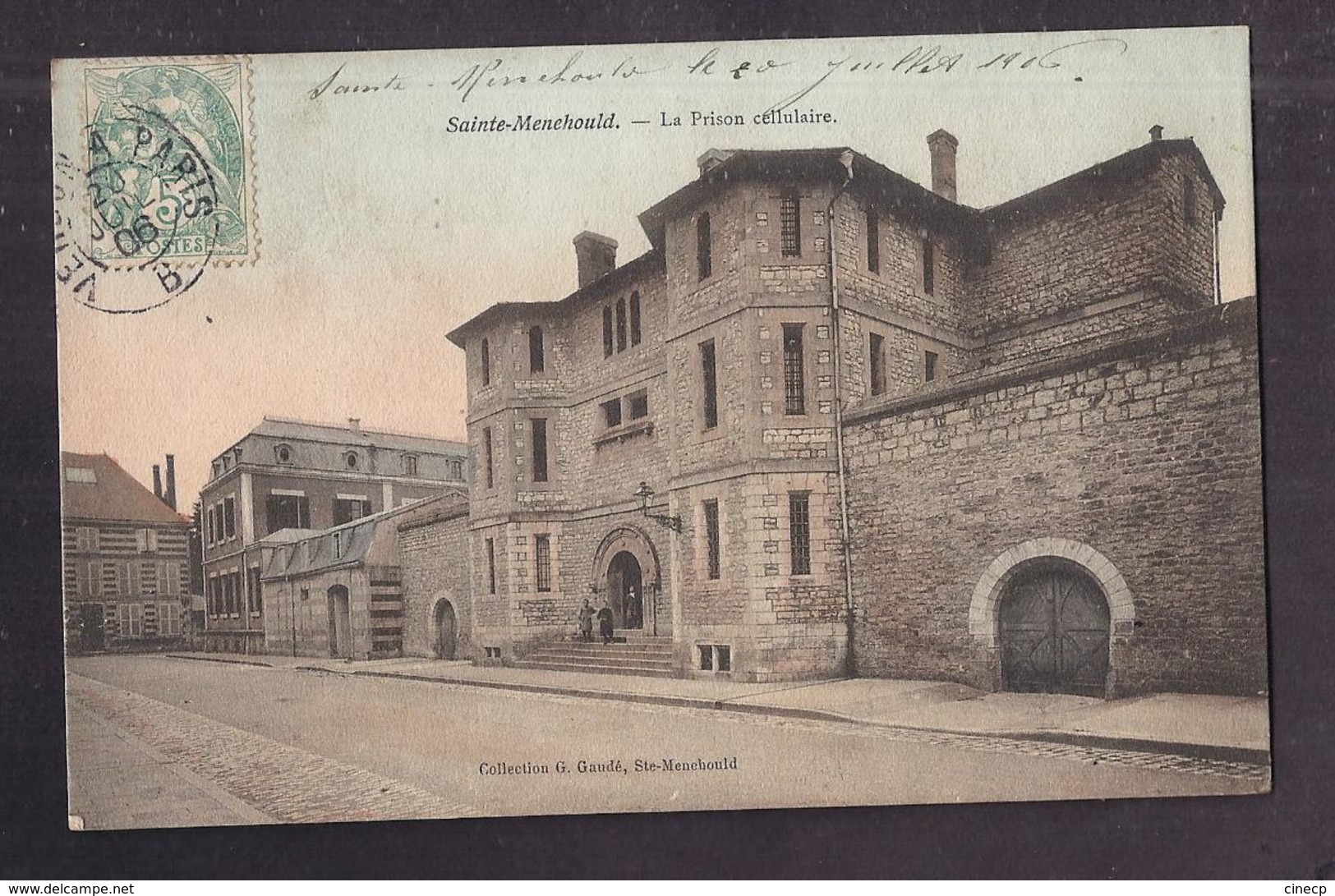 CPA 51 - SAINTE-MENEHOULD - La Prison Cellulaire - TB PLAN Etablissement De JUSTICE Petite Animation 1906 - Sainte-Menehould