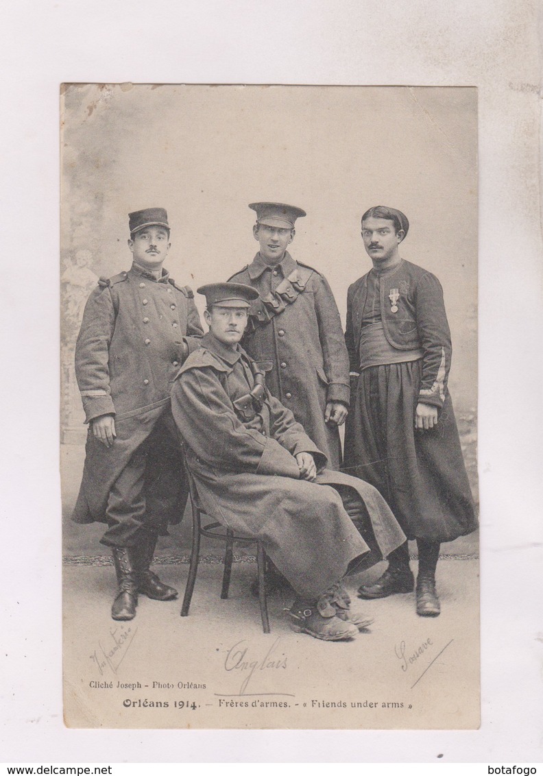 CPA ORLEANS, FRERES D ARMES En 1915! - Personnages