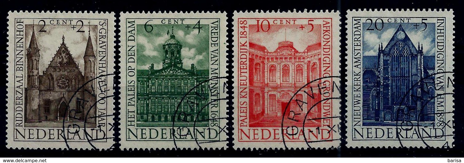 Nederland 1948: Zomerzegels. Gebruikt (o) - Gebruikt