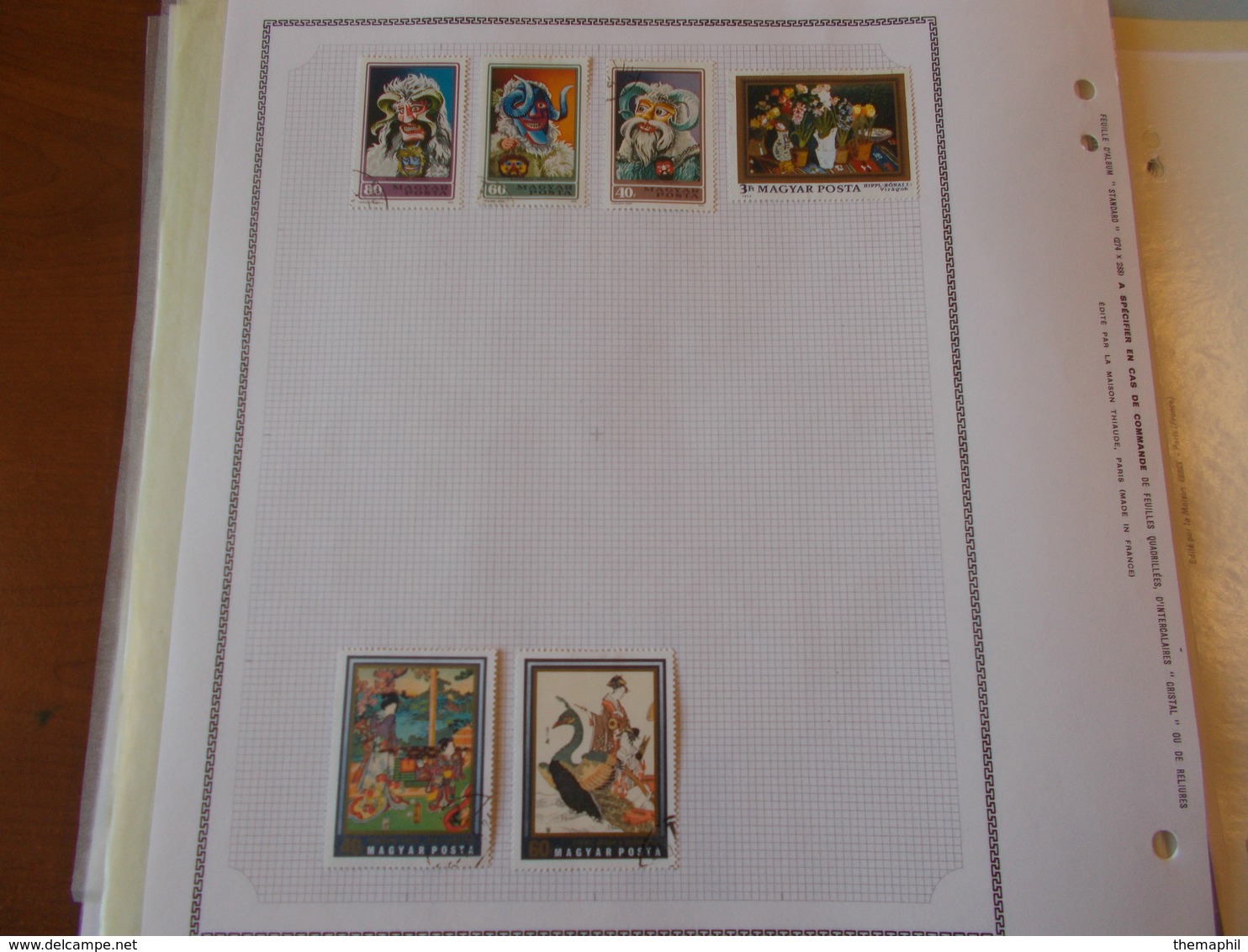 lot n° 998  HONGRIE collection neufs ou obl. sur page d'albums .. no paypal