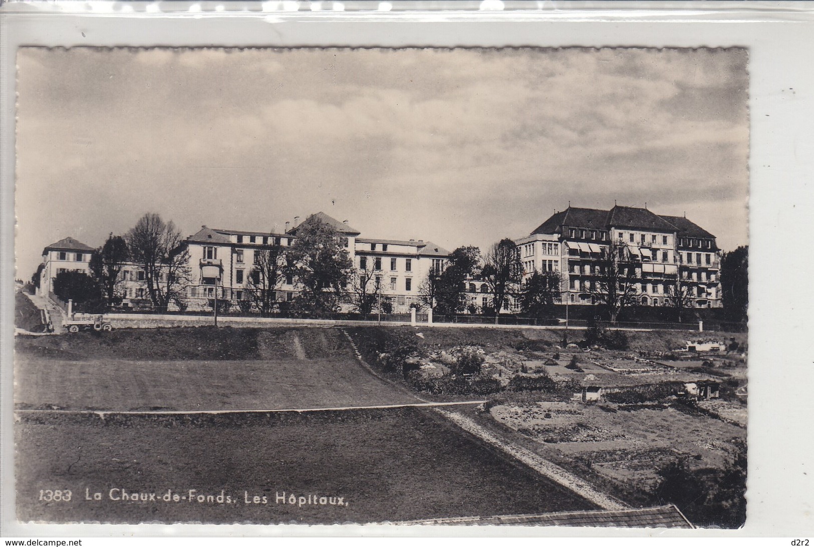 LA CHAUX-DE-FONDS - LES HÔPITAUX - VUE DE 1949 - Autres & Non Classés