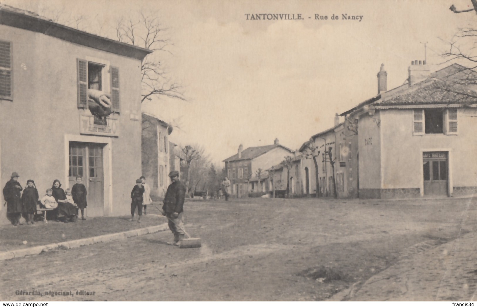 CPA - Tantonville - Rue De Nancy - Autres & Non Classés