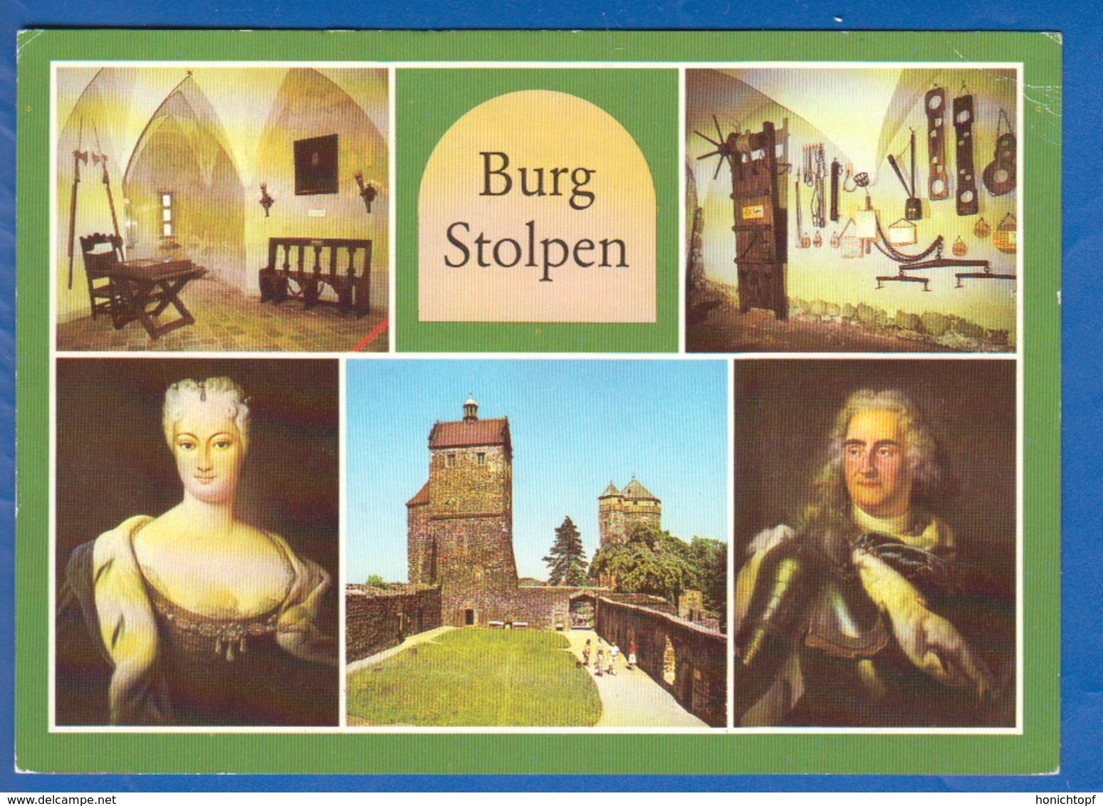 Deutschland; Stolpen; Multibildkarte Burg Stolpen; Bild1 - Stolpen