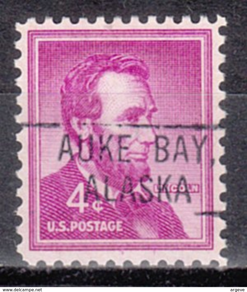 USA Precancel Vorausentwertung Preo, Locals Alaska, Auke Bay 802 - Préoblitérés