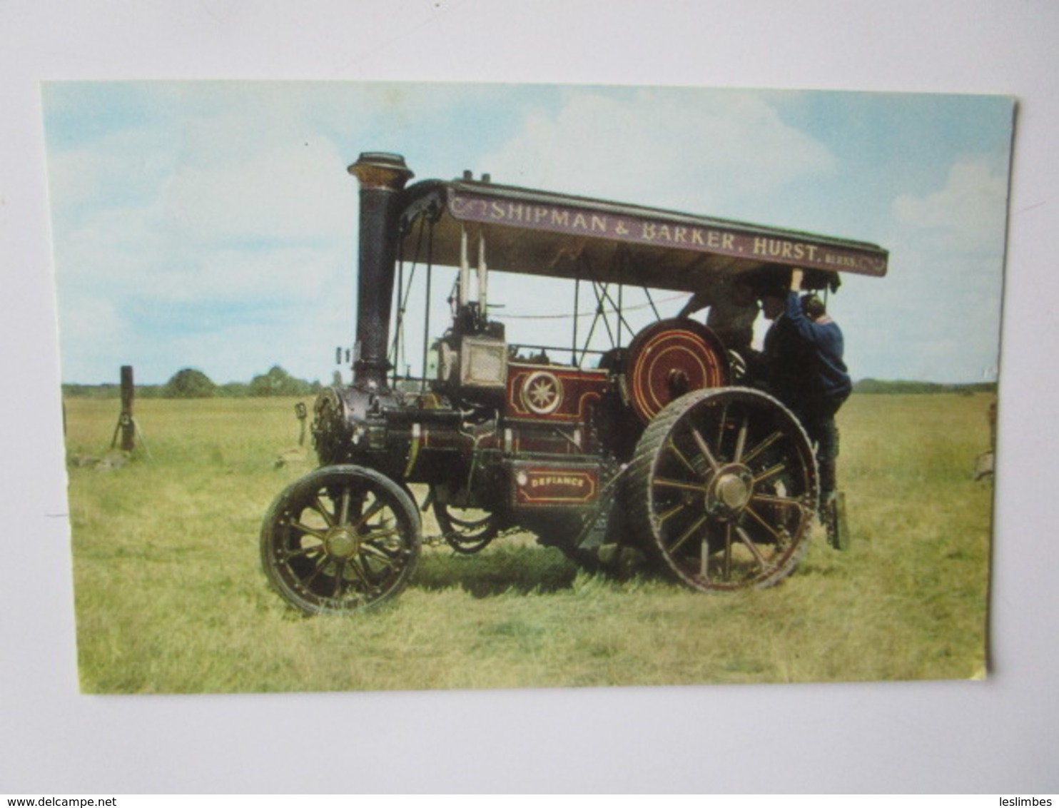 Burrell Compound Three Speed Steam Tractor No.3458, Built 1913. Salmon 6-05-56-44 - Tracteurs