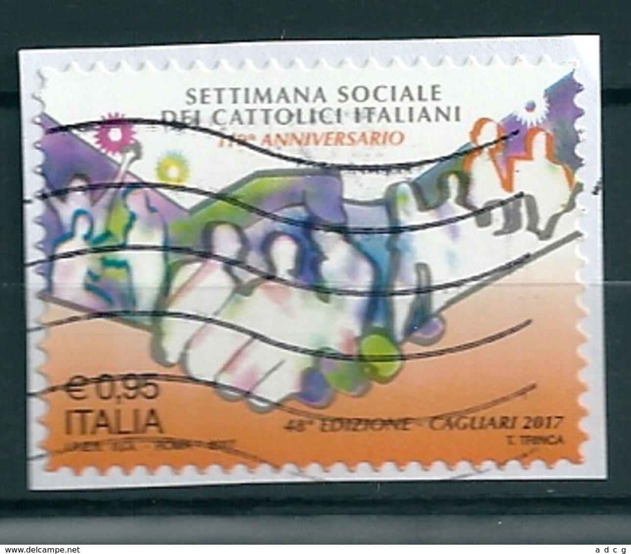 2017  CATTOLICI ITALIANI  USATO - 2011-20: Usati