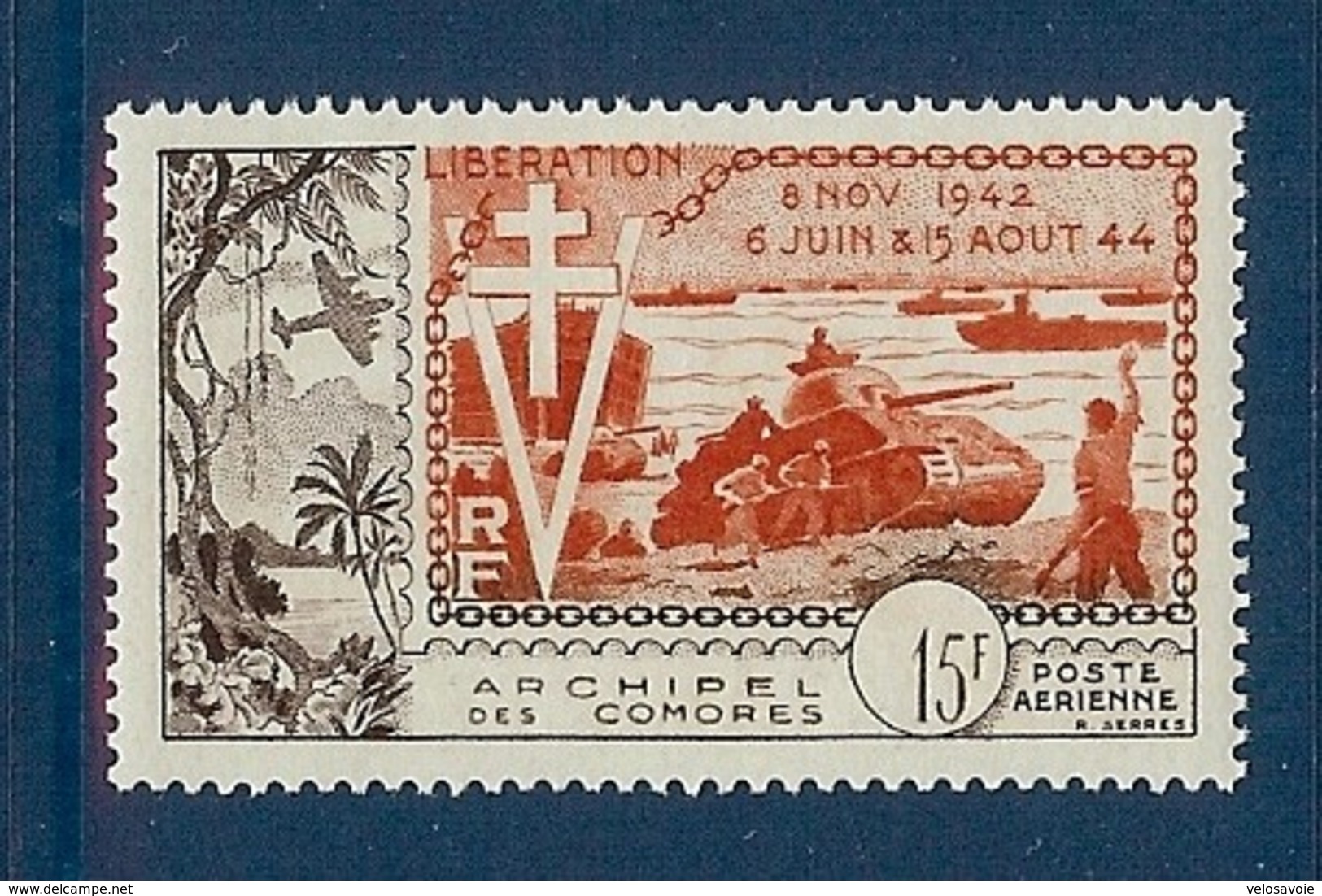 COMORES PA 4 LIBERATION ** - Airmail