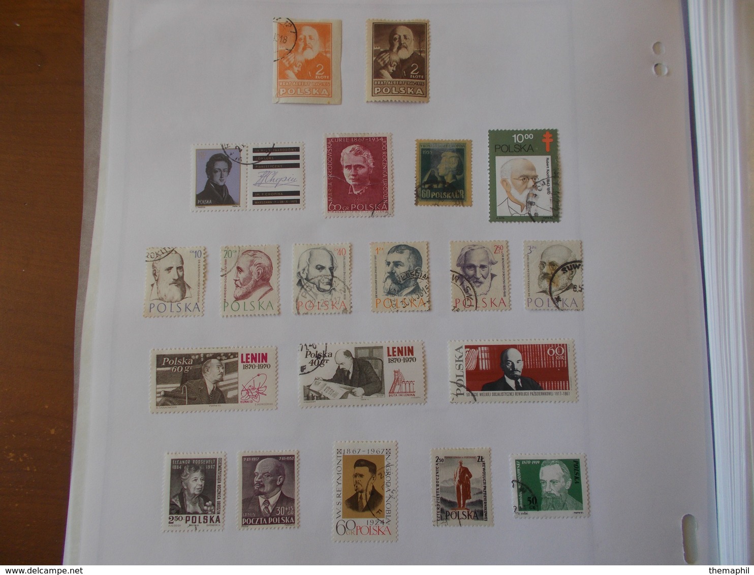 Lot N° 997  POLOGNE Collection Neufs Ou Obl. Sur Page D'albums .. No Paypal - Collections (en Albums)