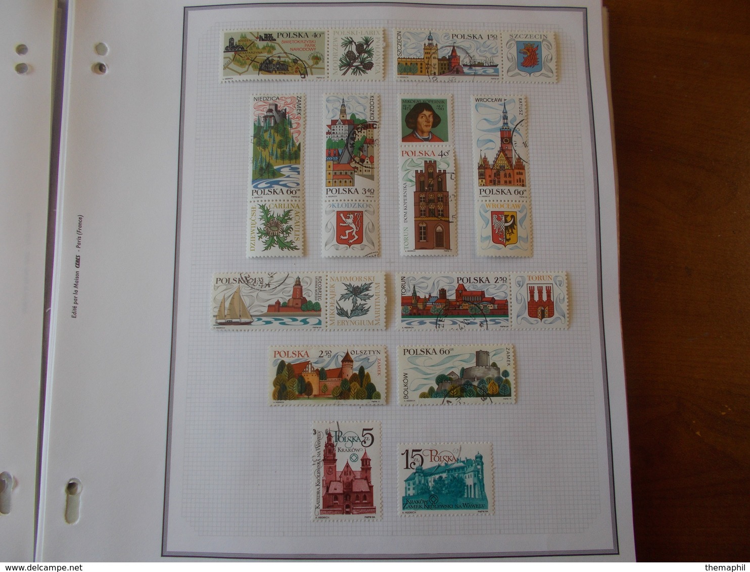 lot n° 997  POLOGNE collection neufs ou obl. sur page d'albums .. no paypal