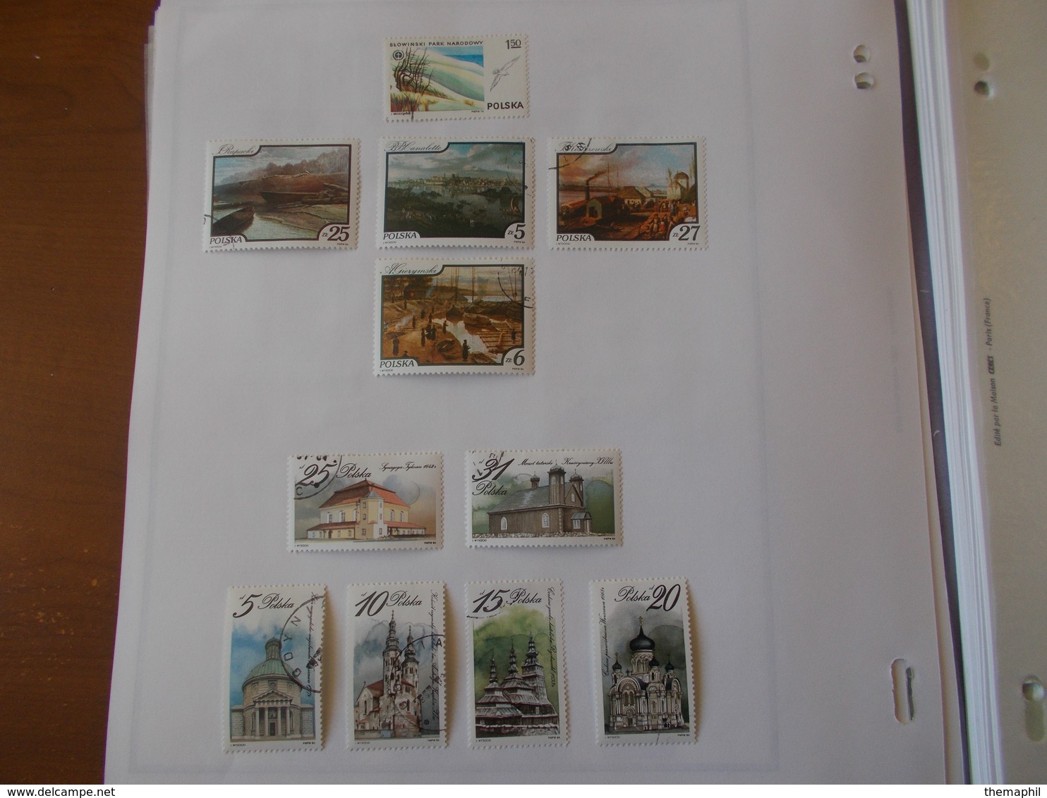 lot n° 997  POLOGNE collection neufs ou obl. sur page d'albums .. no paypal