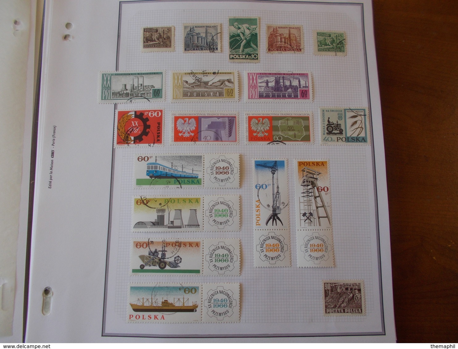 lot n° 997  POLOGNE collection neufs ou obl. sur page d'albums .. no paypal