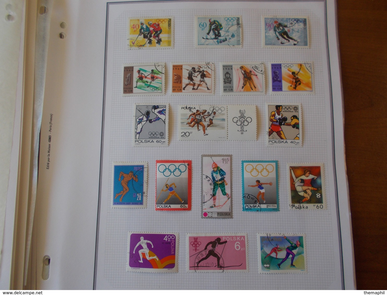 lot n° 997  POLOGNE collection neufs ou obl. sur page d'albums .. no paypal