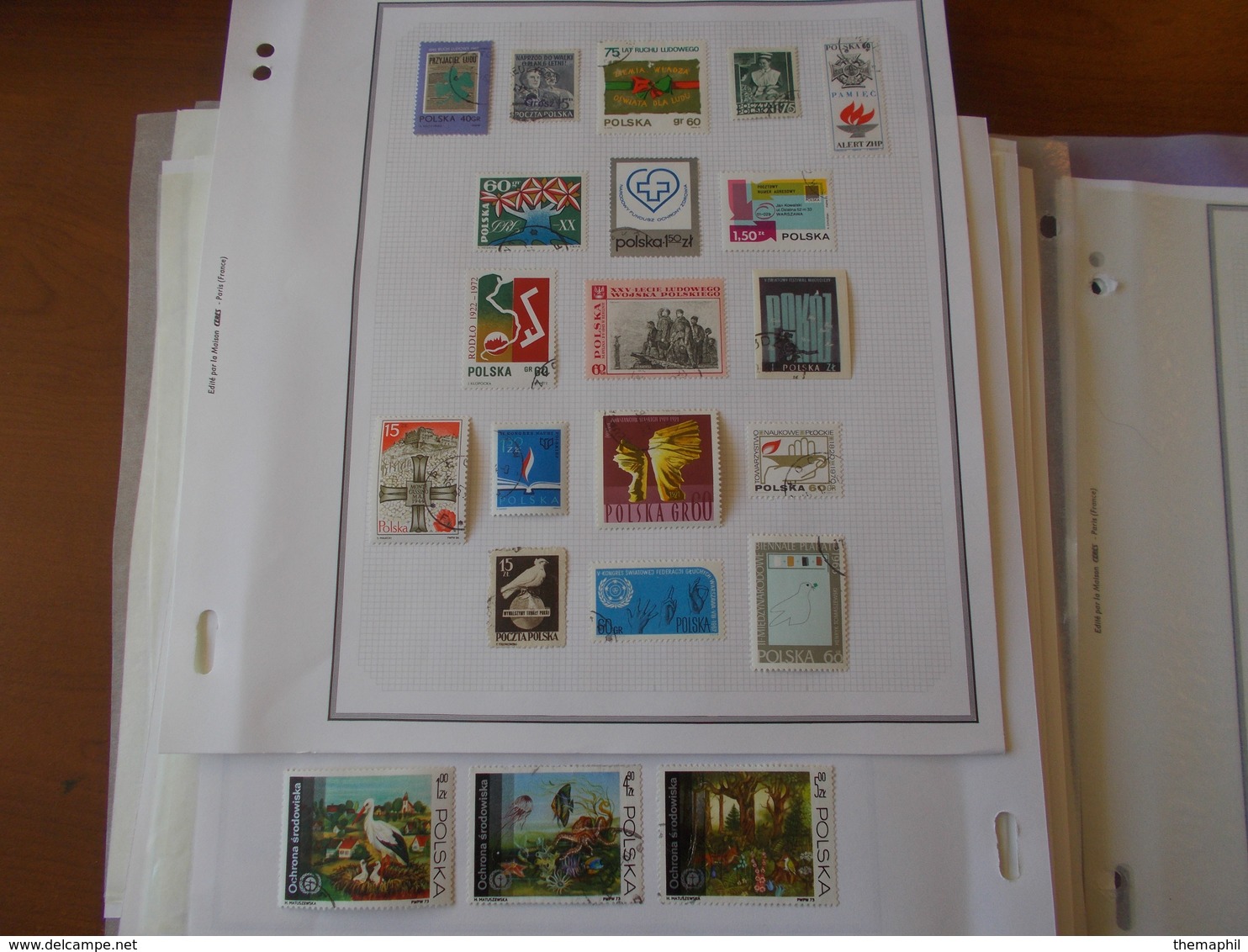 lot n° 997  POLOGNE collection neufs ou obl. sur page d'albums .. no paypal