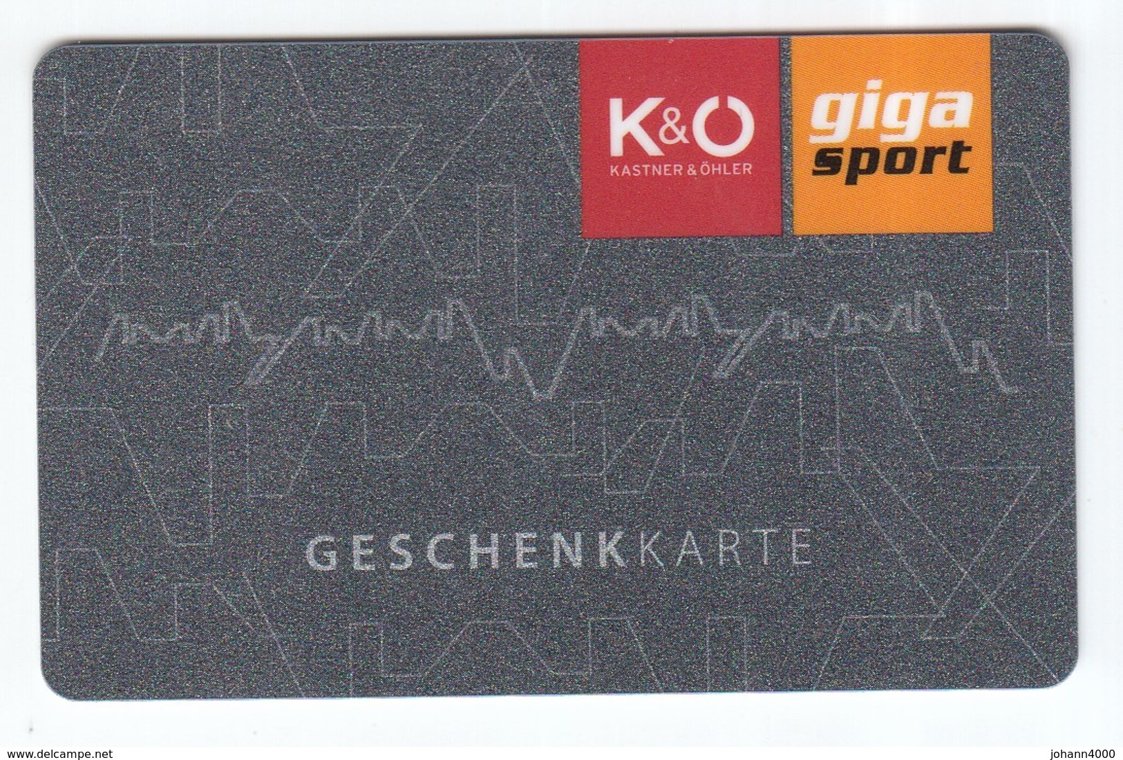 Geschenkkarte Giga Sport  Gift - Gift Cards