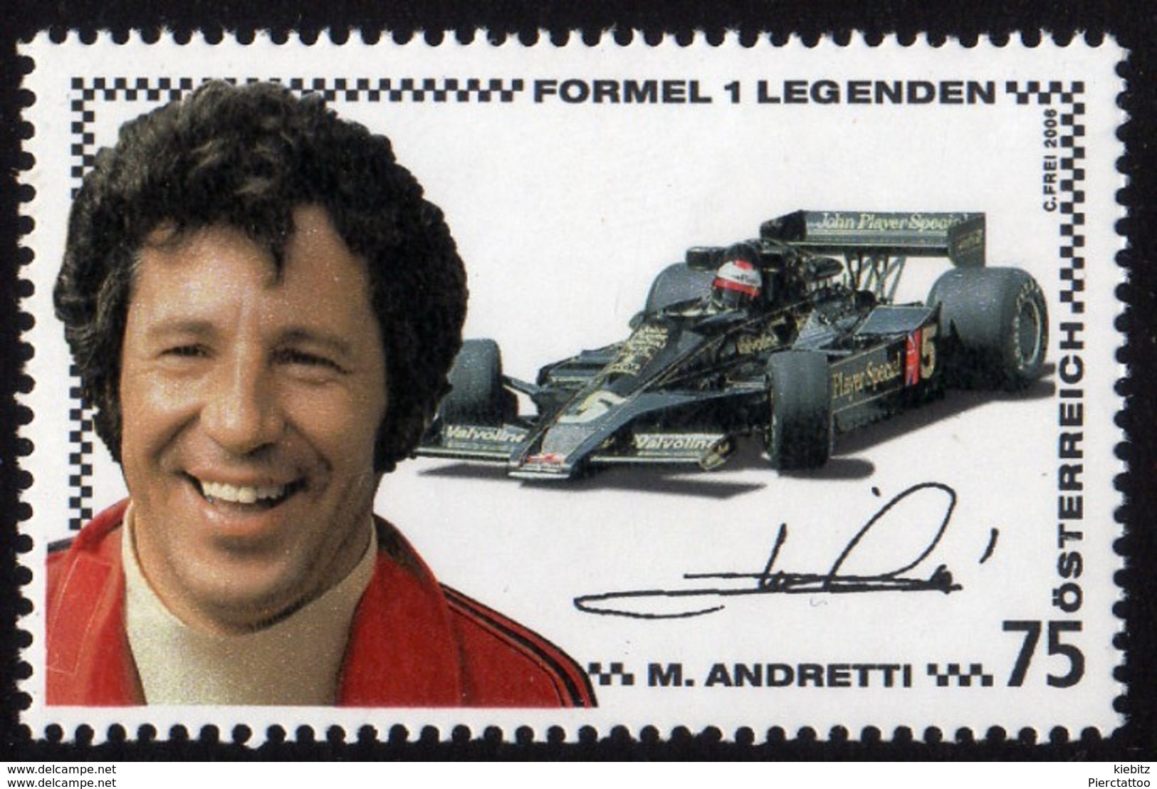 Mario Andretti " Formule 1" (Voiture/Automobile) - Autriche - 2006 - YT 2424 - Neufs