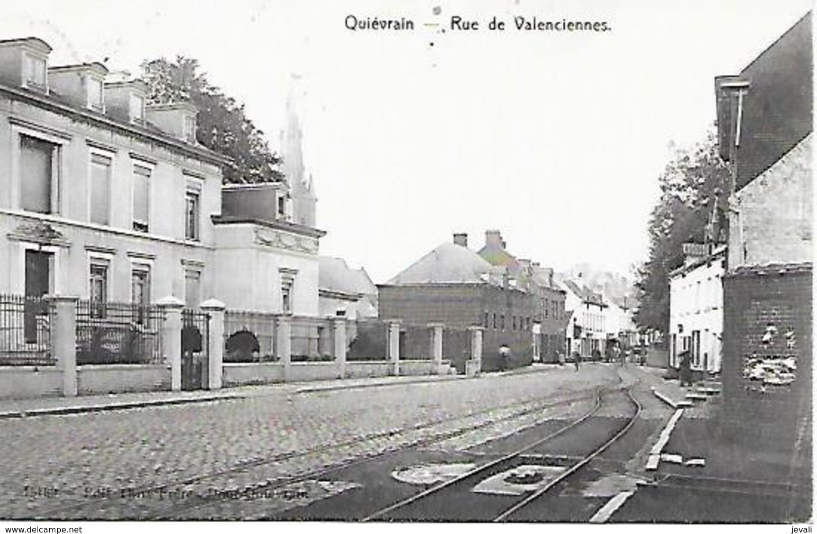 CPA / AK / PK  -  QUIEVRAIN   Rue De Valenciennes - Quiévrain