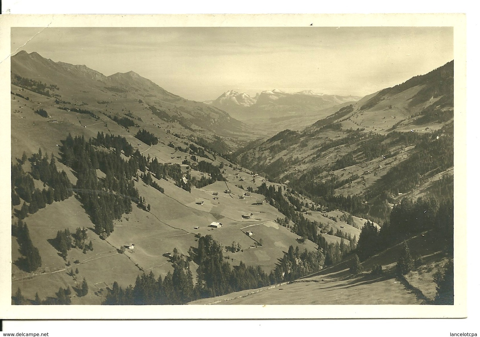 ADELBODEN / BLICK VOM HÖRNLI INS FRUTIGENTHAL - Frutigen