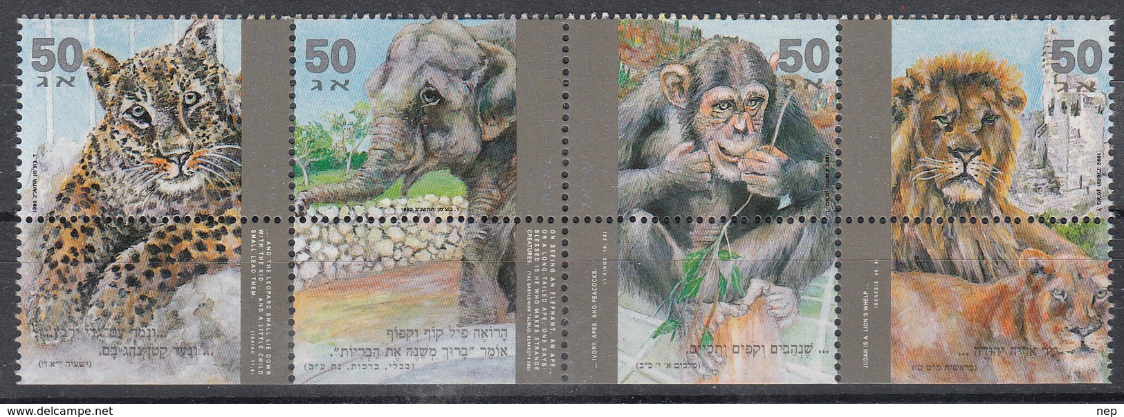 ISRAËL - Philex - 1992 - Nr 1240/43 - MNH** - Neufs (avec Tabs)