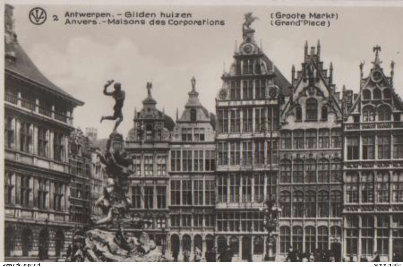 Belgien - Antwerpen - Grand Place - Ca. 1935 - Antwerpen