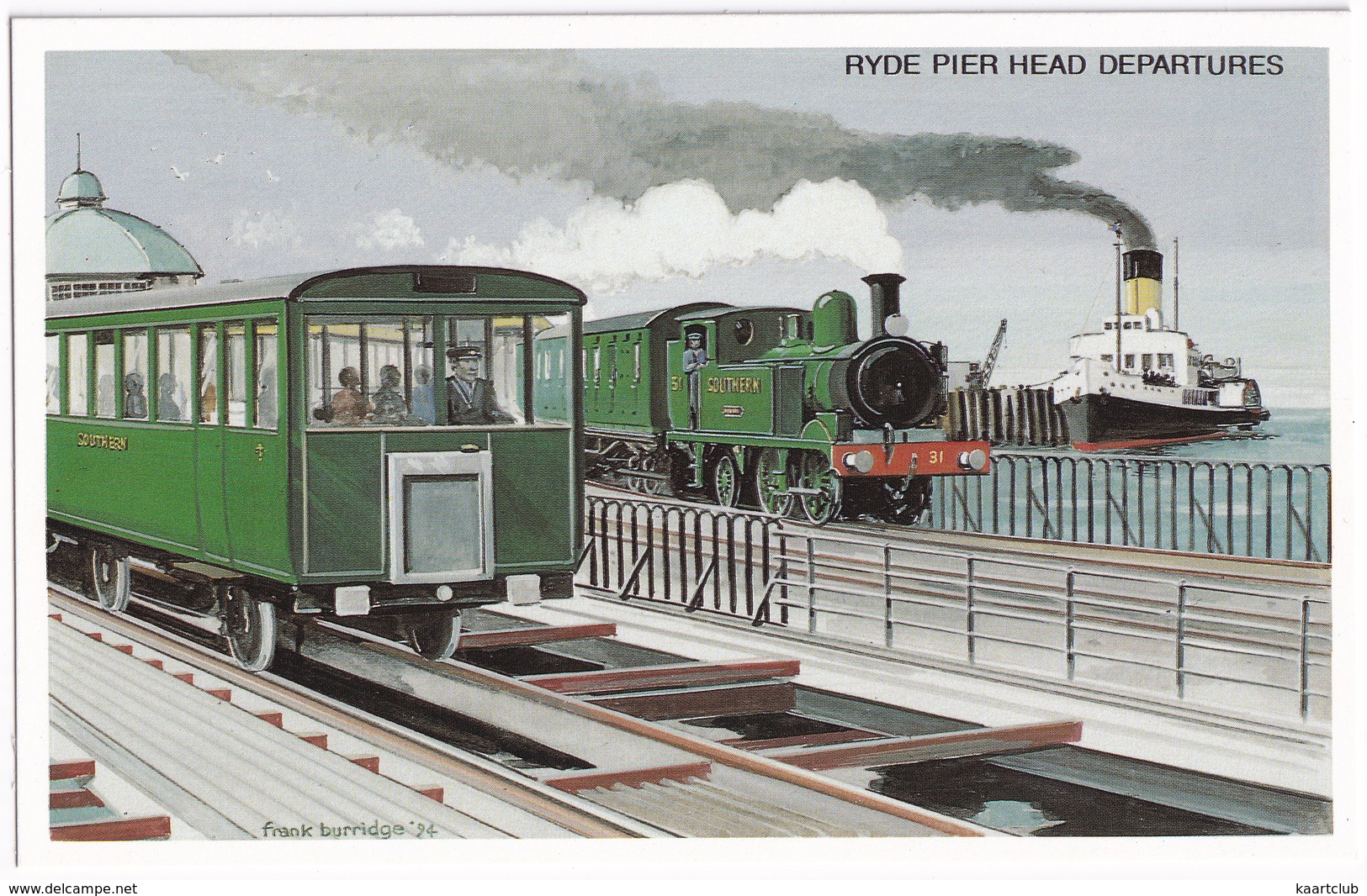 Ryde Pier Head Departures - The Busy Solent & Isle Of Wight - Treinen