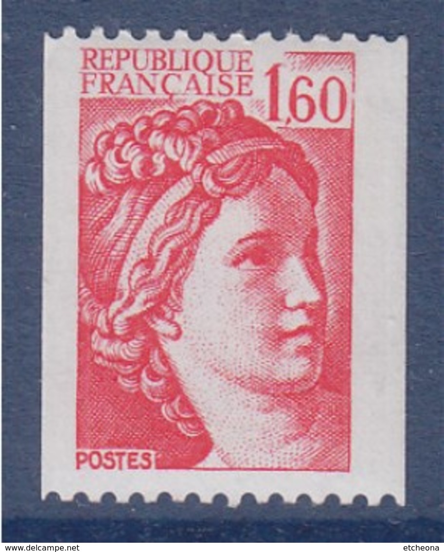 = Type Sabine De Gandon  1.60f  Rouge  Roulette Neuf N°2158 - Roulettes