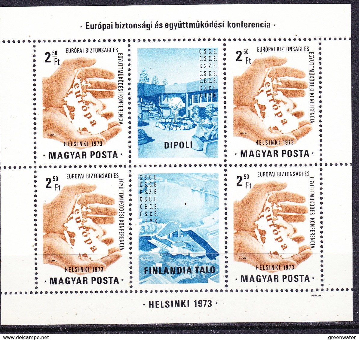 Hungary 1973 KSZE/OSCE M/s  ** Mnh (41501A) - Ongebruikt