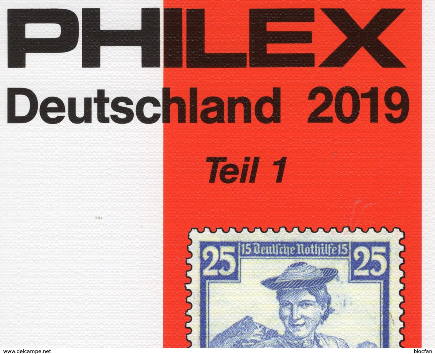 PHILEX-Kataloge 2019 Deutschland 1+2 Neu 20€ D Altdeutschland DR 3.Reich Besetzung Saar AM-/BI-/SBZ DDR Berlin BUND - Germany