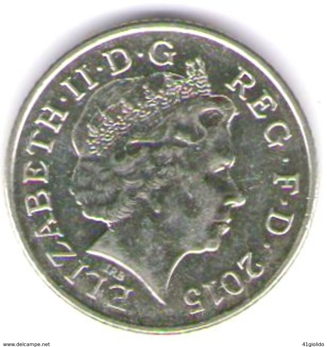 England Inghilterra Gran Bretagna 10 Pence 2015 - 10 Pence & 10 New Pence